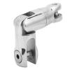 316 Stainless Steel Anchor Swivel Connector for 6–8 mm Chain, Silver view 3