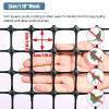 Black Plastic Garden Fence, Deer Netting and Animal Barrier, 1.5 x 20 m view 4