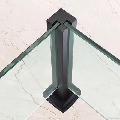 Glass Railing Post for 8–12 mm Glass, Corner, 60 cm