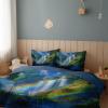 3-Piece Reversible Duvet Cover Set, Soft and Breathable, 155 x 220 cm, Tropical Mountain Design view 2