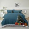 Christmas 3D Bedding Set, 135 x 200 cm, Christmas Tree, Gift Box and Snowflakes view 2