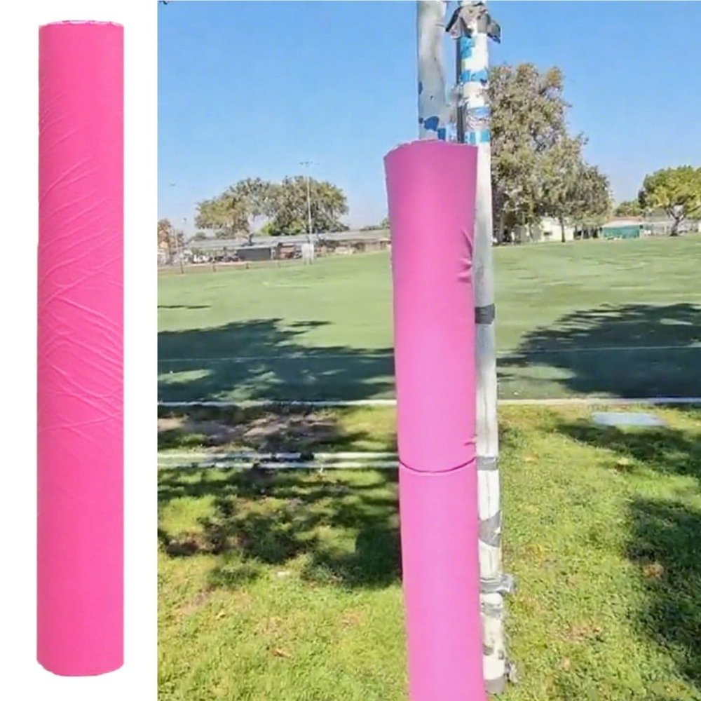 WAHHWF Pink Basketball Post Padding, Round, 60 x 190 cm