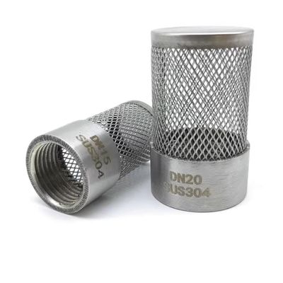 304 Stainless Steel Inline Mesh Strainer with Female Threads for Garden Irrigation and Aquarium Water Pumps, 1.5 in.