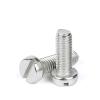 Aqxypas 100-Piece M3 × 35 mm A2-70 Stainless Steel Slotted Round-Head Screws, GB65 view 1