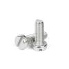 Aqxypas 100-Piece M3 × 35 mm A2-70 Stainless Steel Slotted Round-Head Screws, GB65 view 3