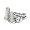Aqxypas 100-Piece M3 × 35 mm A2-70 Stainless Steel Slotted Round-Head Screws, GB65 view 4