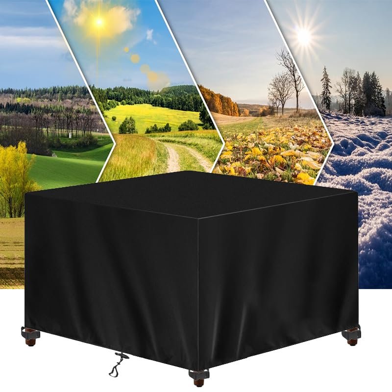 AEXOIO 260 x 30 x 105 cm Black Garden Furniture Cover