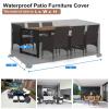 AEXOIO 260 x 30 x 105 cm Black Garden Furniture Cover view 3