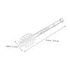 Toyvian 6-Piece Honey Stir Sticks with Honey Spoon and Jam Spreader, Transparent view 2