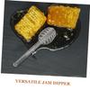 Toyvian 6-Piece Honey Stir Sticks with Honey Spoon and Jam Spreader, Transparent view 3