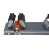 Bradas Wall-Mounted Tool Rack for Garden Sheds and Garages, with Flexible Rubber Roller Grips, 5 Holders view 4