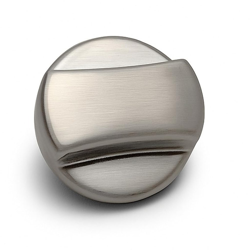 Neutral Rotary Eccentric Cap Replacement Part for Kitchen Sinks, Brushed Stainless Steel, Made in Germany