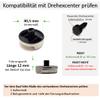 Neutral Rotary Eccentric Cap Replacement Part for Kitchen Sinks, Brushed Stainless Steel, Made in Germany view 2