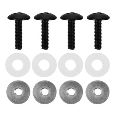 BESPORTBLE M4 Hockey Helmet Visor Screws with Washers and Nuts