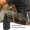 qokeeu Small Dump Pouch, Mesh Tool Storage Bag view 2