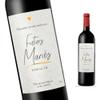 FunFest - Wedding Announcement Wine Bottle Label - Futurs Maris (Grand Cru Style) [Text in French] view 1