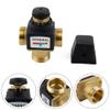 3-Way Thermostatic Mixing Valve 35–60°C, DN20/DN25, Brass External Thread, Scald Protection (DN20) view 3
