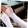 GALPADA 5 Pairs Cooling Ice Silk Arm Sleeves, Summer UV Sun Protection view 3