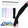GALPADA 5 Pairs Cooling Ice Silk Arm Sleeves, Summer UV Sun Protection view 4