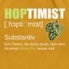 Drawstring Backpack – Hoptimist Definition Beer – Bavarian Style – One Size – Mustard Yellow view 2