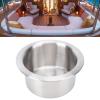 Cryfokt Stainless Steel Cup Holder, Easy Installation, Built-In Design, 55 mm view 2