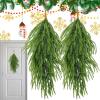 Realistic Artificial Pine Garland, Weather-Resistant, UV-Resistant view 1