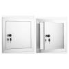 ZJKXJH Stainless Steel Access Panel, Customizable, Easy to Install, 30x30 to 76x76 cm (Lock Type, Opening 30x34 in/76.2x86.4 cm) view 1