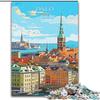 Norway Oslo Travel Puzzle for Adults, 1,000 Pieces, 38 x 26 cm view 2