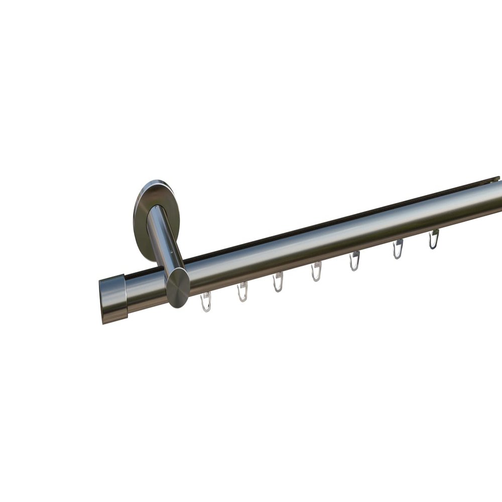 Tilldekor Made-to-Measure Single-Track Curtain Rod with Internal Track