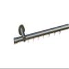Tilldekor Made-to-Measure Single-Track Curtain Rod with Internal Track view 1