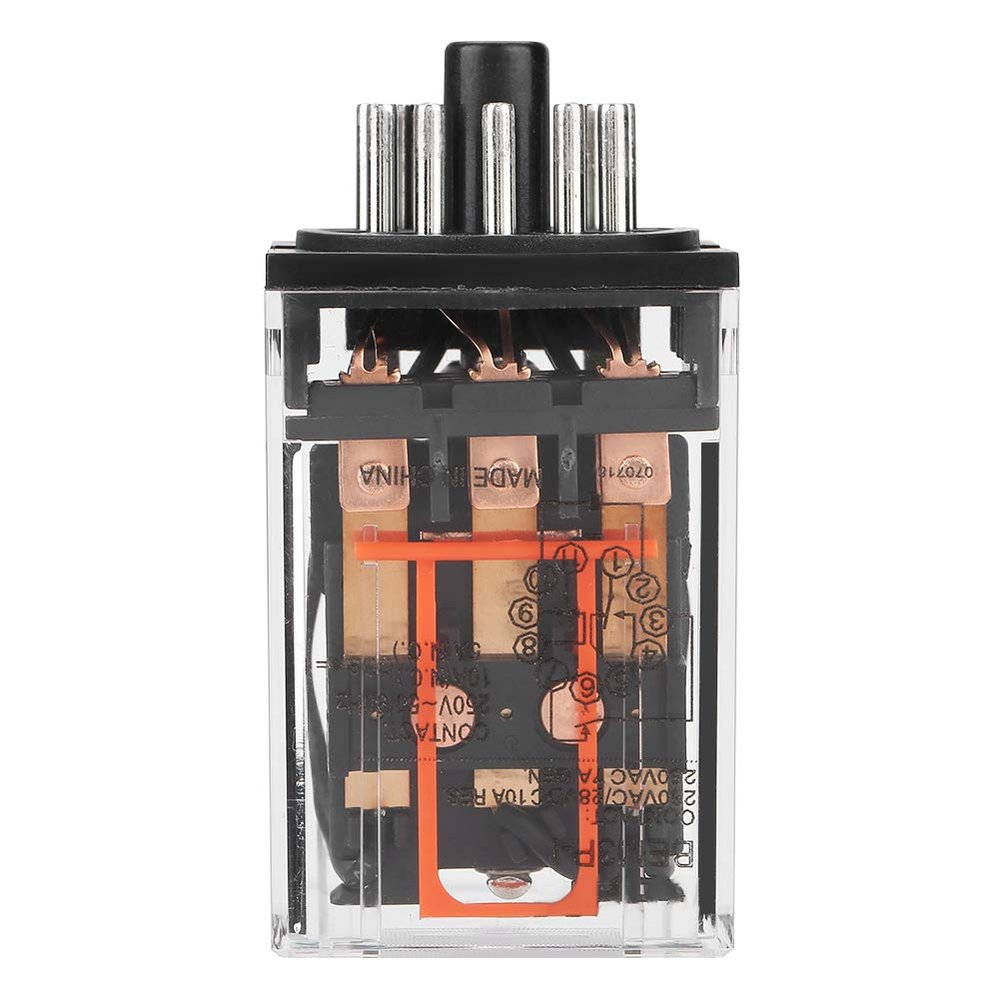 Spacnana BEM3P-I Electromagnetic Relay, 220 V AC, 10 A, 3Z, 11 Pins, Silver-Alloy Contacts