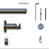 Tilldekor Formentor Custom-Size Internal-Run Curtain Rod view 4