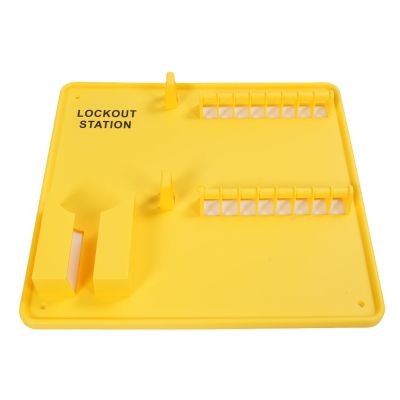 ZDETGU Lockout/Tagout Board Station Kit with 5 Safety Padlocks, 2 Hasps, 25 Nylon Ties, Wall-Mountable LOTO Equipment for OSHA Compliance