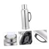 UTHCLO Stainless Steel Thermos Flask with Glass Inner Liner, Large Capacity, Odorless, for Home and Gifting view 3