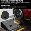 JHIAADEY Rubber Curb Ramps, Shock-Absorbing and Pressure-Resistant, for Driveways, Thresholds and Garages, 100 × 30 × 15 cm (39.3 × 11.8 × 5.9 in) view 4