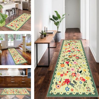 Washable Non-Slip Runner Rug for Hallway and Kitchen, 70 x 250 cm