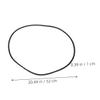 Rubber Stabilizing Rings for Barber Chairs, 2-Pack, Non-Slip, Black view 2