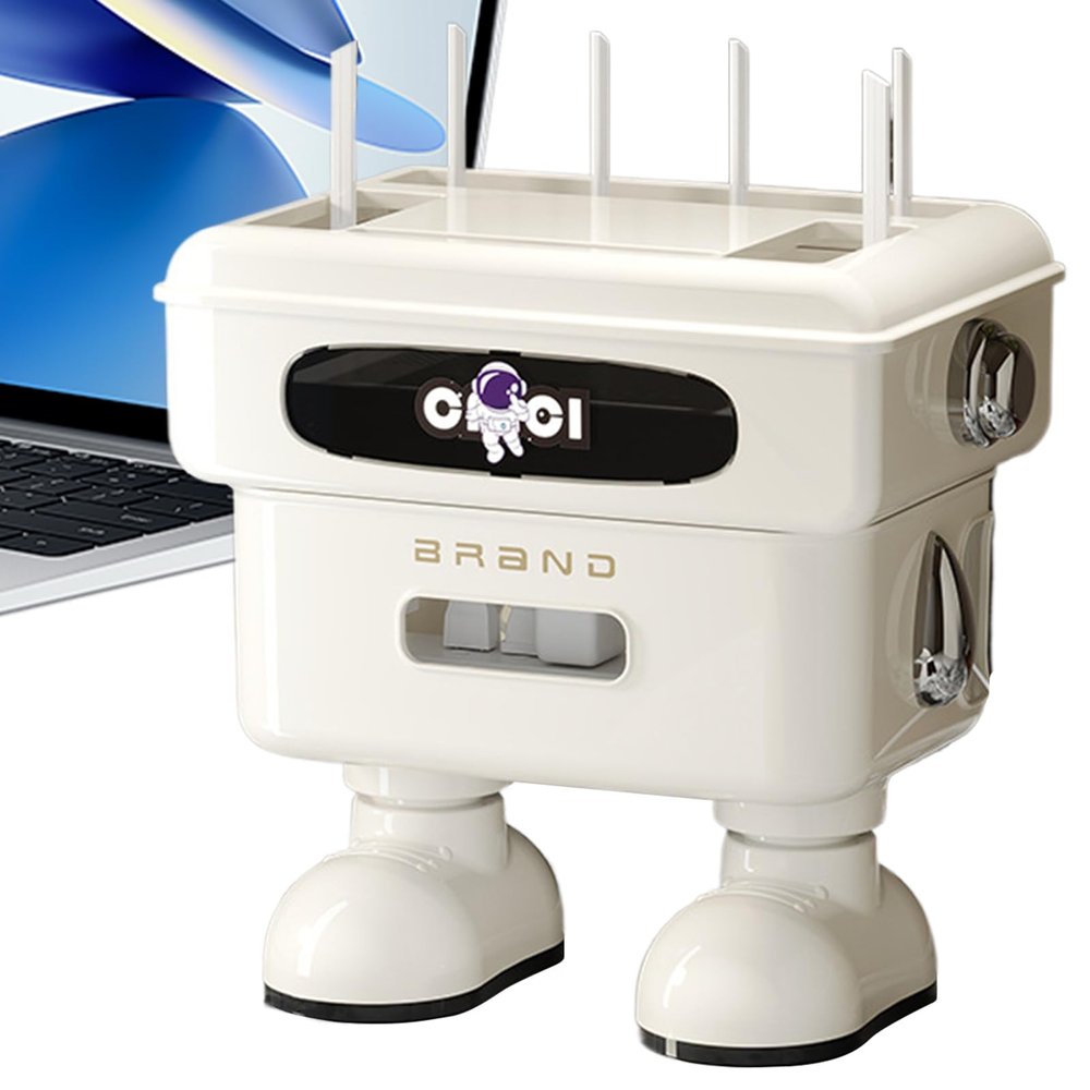 Wi-Fi Router Storage Box with Robot-Inspired Design