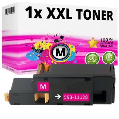 Inkadoo 1x XXL Toner for Dell C1660W 593-11128 V3W4C, Magenta/Red