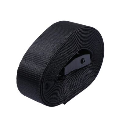 GALPADA 2-Piece 2.5 cm X Tie-Down Straps with Quick-Release Buckles, Black Cargo Securing Straps for Roof Racks, Motorcycles, and Transport