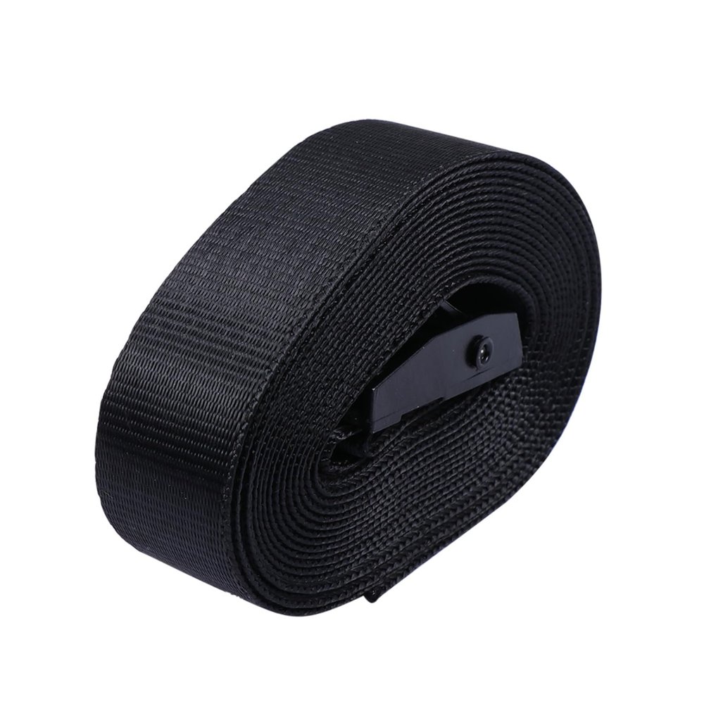 GALPADA 2-Piece 2.5 cm X Tie-Down Straps with Quick-Release Buckles, Black Cargo Securing Straps for Roof Racks, Motorcycles, and Transport