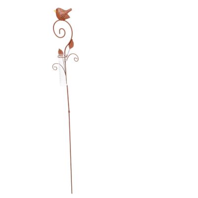 GALPADA Garden Rain Gauge with Iron Stake and Clear Scale