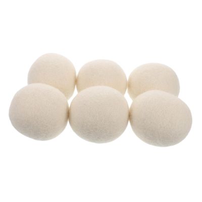 Wool Dryer Balls, 6-Piece Set, Anti-Static