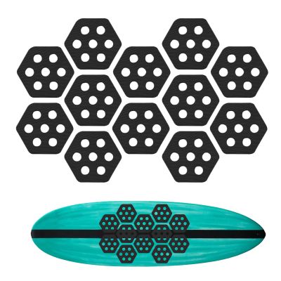 Lnhgh Surfboard Traction Pad | 12-Piece Non-Slip Set