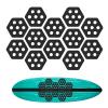 Lnhgh Surfboard Traction Pad | 12-Piece Non-Slip Set view 1