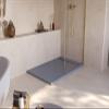 SoulHome Resin Shower Tray 100 x 70 cm, Gray, Minimalist Design view 4