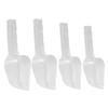 DECORNIJIA 4-Piece Plastic Ice Cream Scoop Set with Long Ergonomic Handles view 1