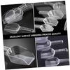 DECORNIJIA 4-Piece Plastic Ice Cream Scoop Set with Long Ergonomic Handles view 4