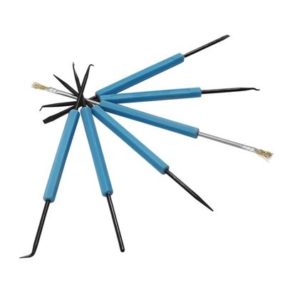 6-Piece Desoldering and Soldering Tool Set for Circuit Boards and Terminals