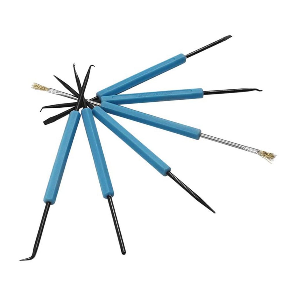 6-Piece Desoldering and Soldering Tool Set for Circuit Boards and Terminals